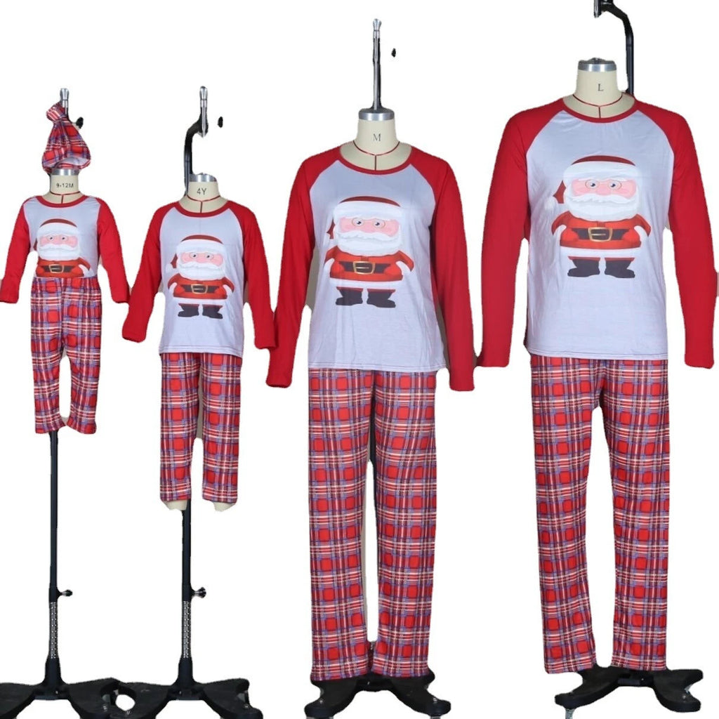 Christmas Suit Parent-Child Suit long-sleeved casual pajamas