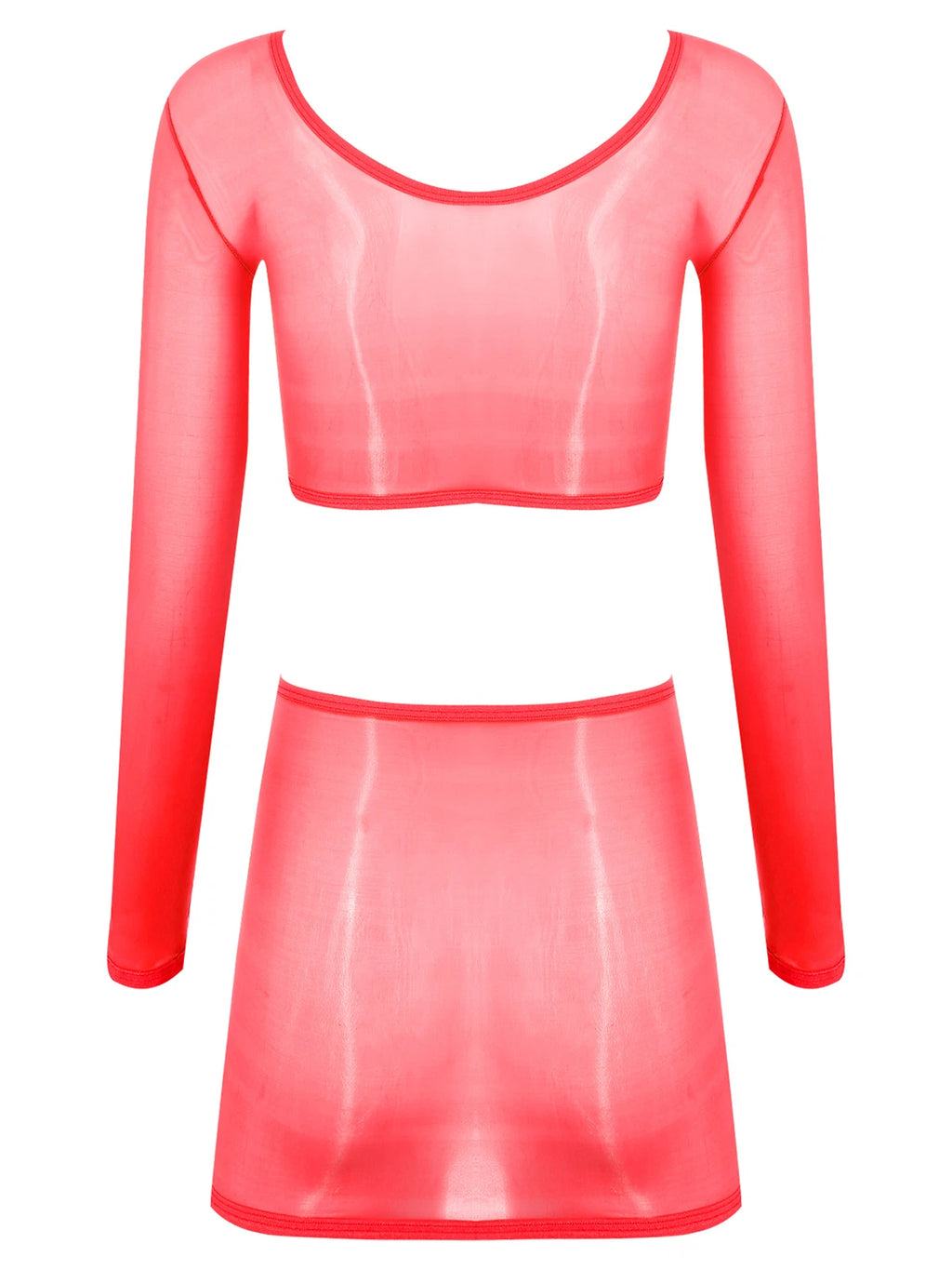 Womens Nightwear Long Sleeve Clubwear Bodycon Outfits Nylon Pajamas Sexy Mini