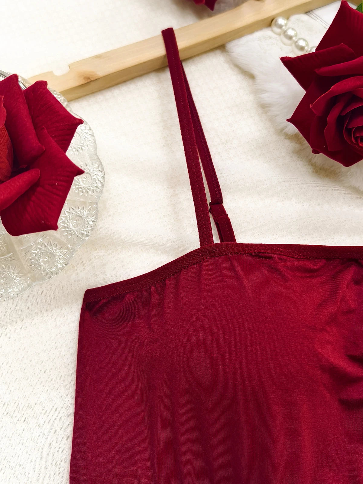 Sexy Lingerie Women Pajamas Set Ladies Sleepwear Underwear Cami Tops Shorts Set