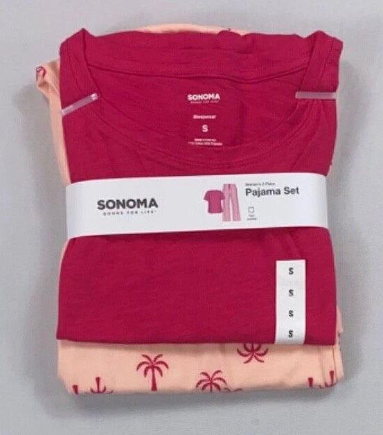 Women's Sonoma 2-Piece Sleepwear Shirt Pants Pajama Set