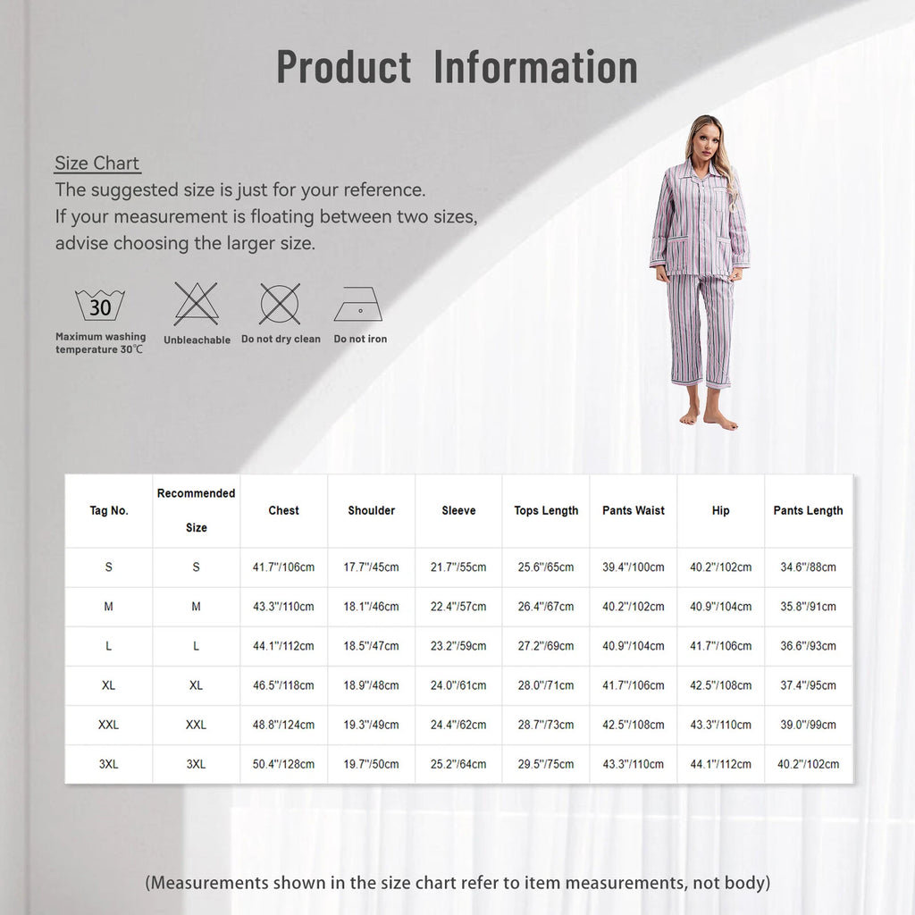 Womens Sleepwear Casual Loungewear Multiple Pockets Pajama Set Button Down Soft