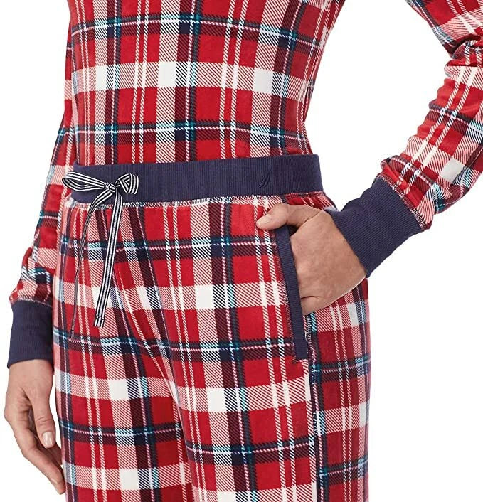 Nautica Women's 2 Piece Fleece Pajama Sleepwear Set VARIETY!!!