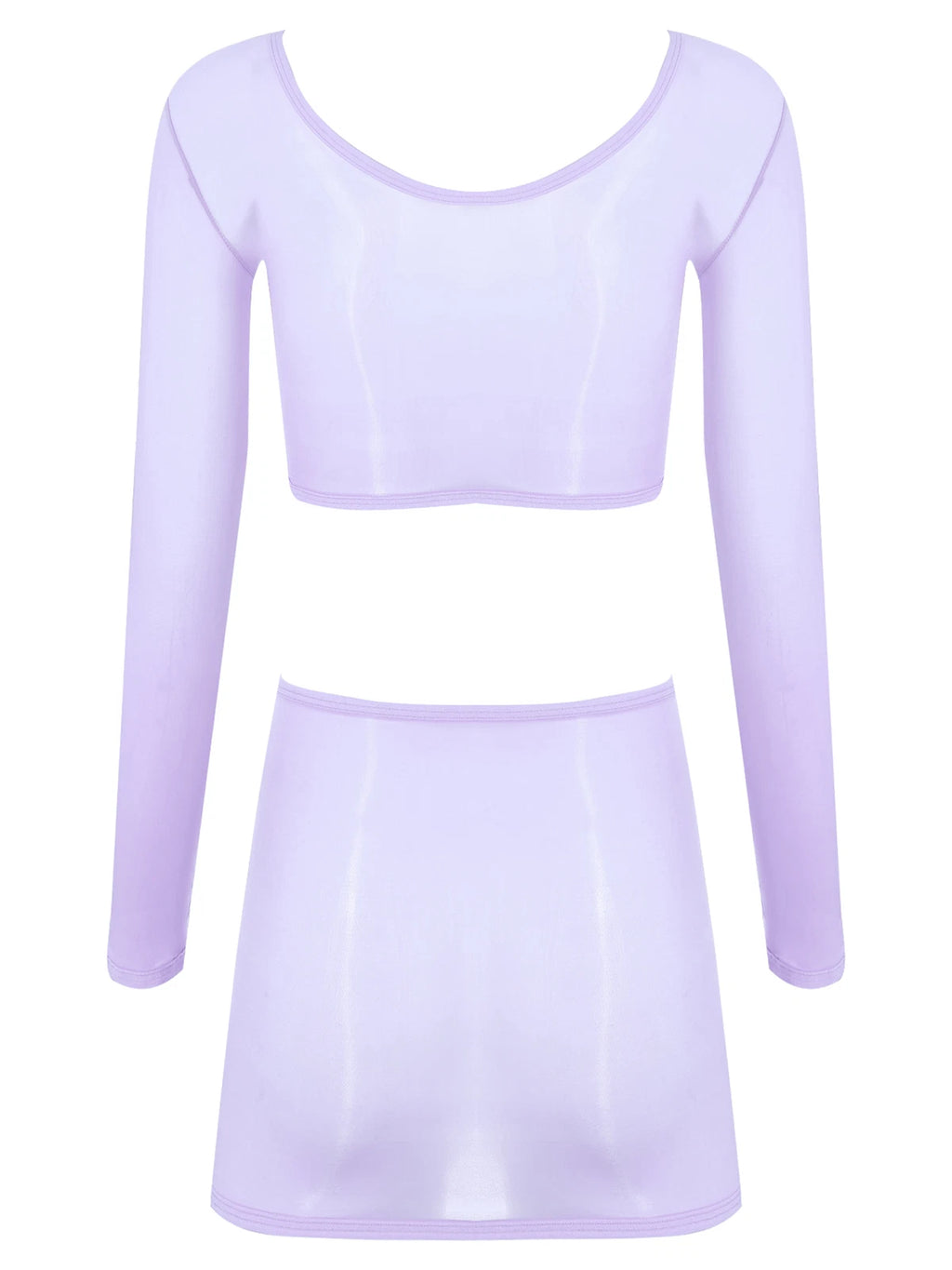 Womens Outfits Breathable Clubwear Long Sleeve Nightwear Nylon Lingerie Silky