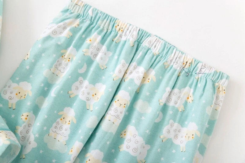 Ladies/Womens 100% Brushed Cotton Pyjamas Set Check Print Button Up Loungewear