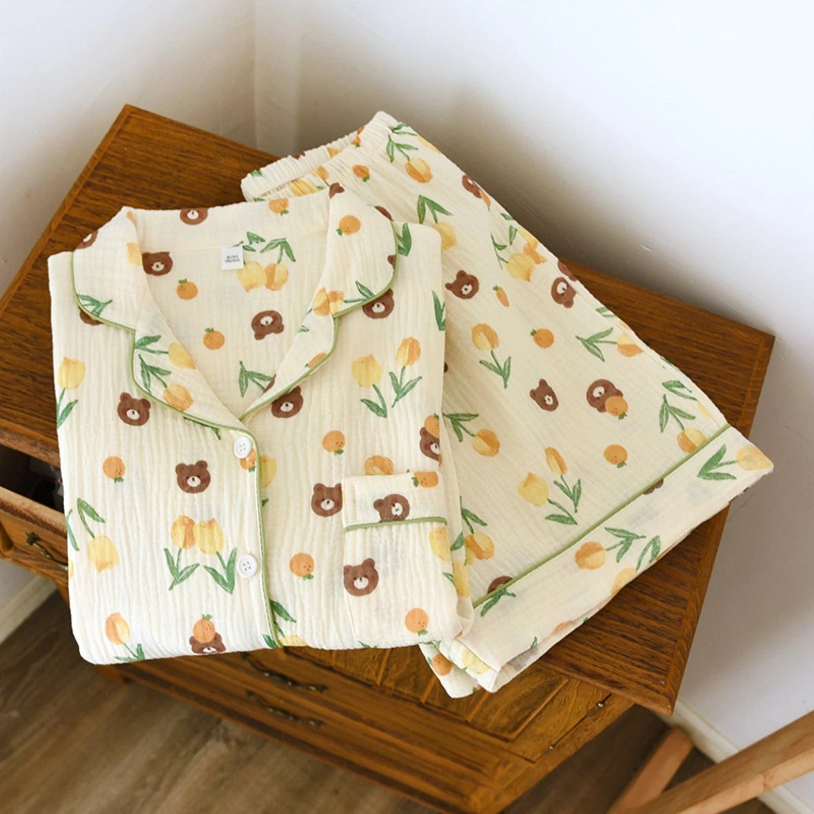 Mixed Print Pajama Coordinates