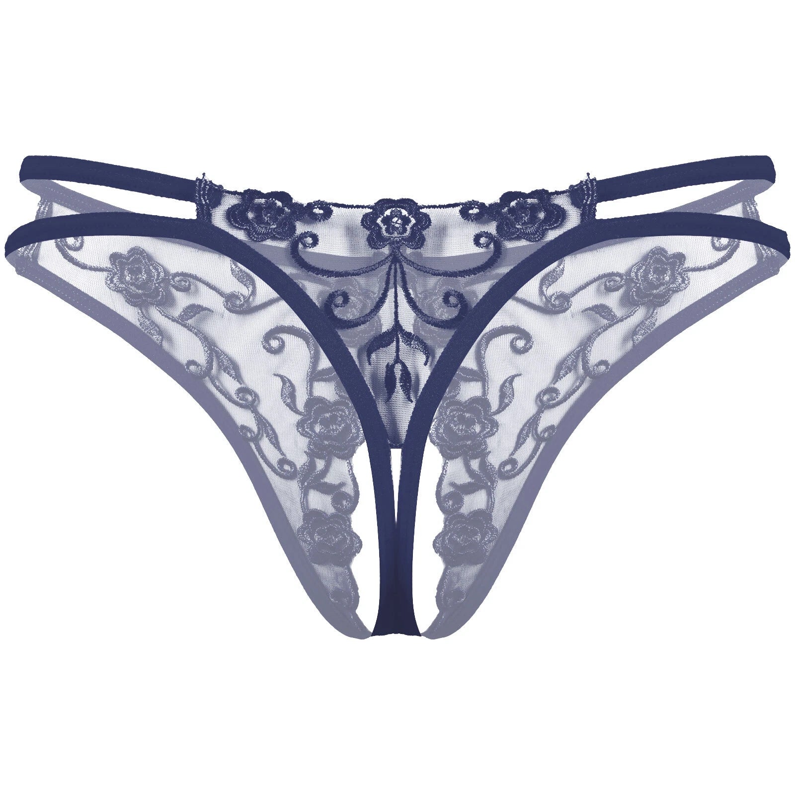 Womens Hollow Out Translucent Lingerie Set Stretchy Fishnet Solid Color Tights