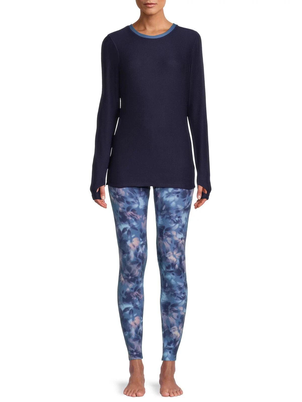 CUDDL DUDS 2 pc Set Womens S-2X ClimateRight Top Legging Pajama Base Layer