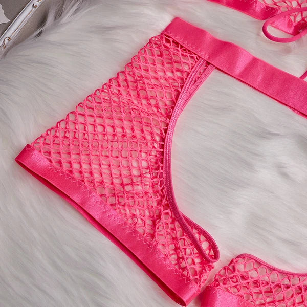 Women's Sexy Lingerie Hollow Out Sleepwear Nightwear Babydoll Underwear Bra Sets