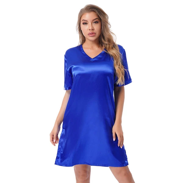 Womens Sleepwear Casual Loungewear Multiple Pockets Pajama Set Button Down Soft