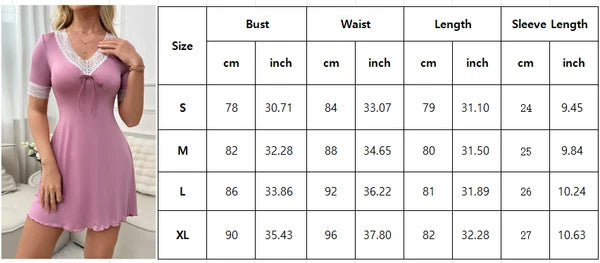 Pink-Women-Sexy-Lingerie-Sleepwear-Lace-Panties-Underwear-Nightwear-Babydoll-Set