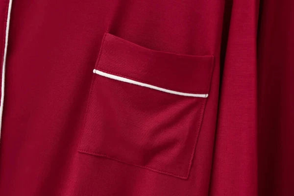 2PCS Pajama Sets Women Long Sleeve Solid Loose Breathable Soft Lady Suit Womens