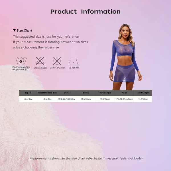 Womens Outfits Breathable Clubwear Long Sleeve Nightwear Nylon Lingerie Silky