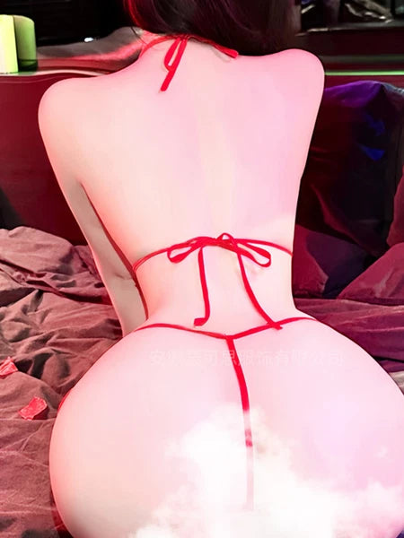 Womens Lingerie Set Crop Top Nightwear Teddy Babydoll Clubwear Sheer Swimsuit