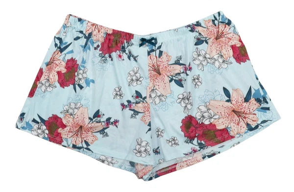 Flora Nikrooz Stacy Floral Print Cami & Shorts 2-Piece Women's Pajama Set NWT