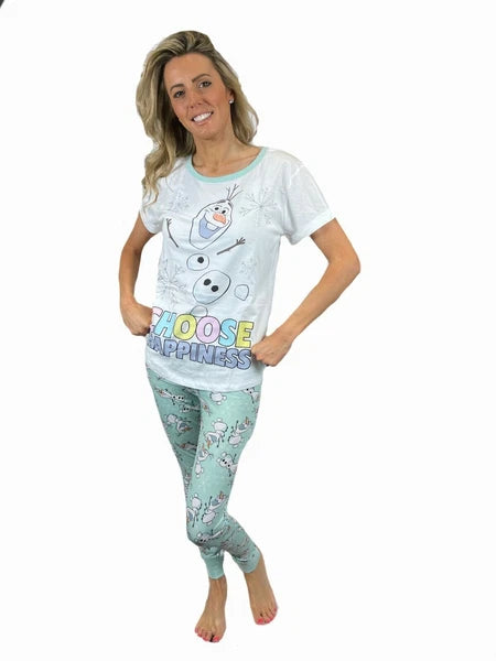 Womens Pyjamas Set Disney Pjs Gifts For Her Ladies Pyjamas Short Sleeve Cotton