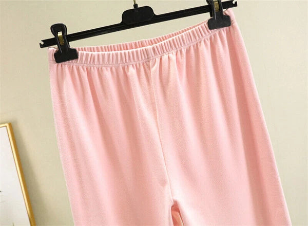 Homewear Spring New Casual Pijama Loose Nightwear Modal Pajamas Set Trouser Suit