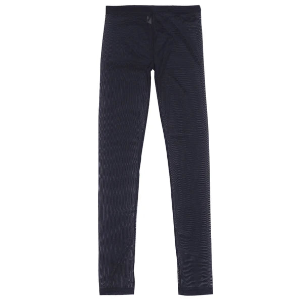 Women 2pcs Lingerie Set Sleeveless Crop Top High Waist Crotchless Leggings Pants