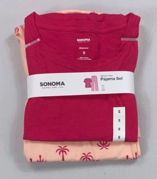 Women's Sonoma 2-Piece Sleepwear Shirt Pants Pajama Set