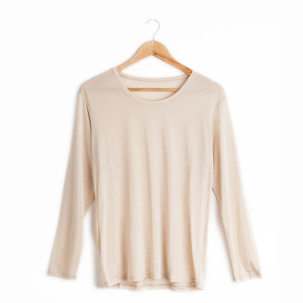 Men 100% Mulberry Silk Thermal Underwear Pajama Set Long Johns Base Layer Sets