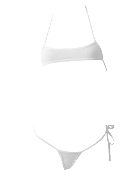 Womens Lingerie Set Crop Top Nightwear Teddy Babydoll Clubwear Sheer Swimsuit