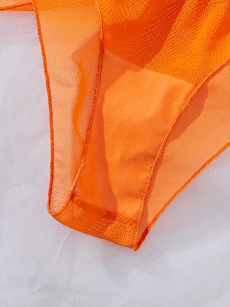 Sexy Women's Lingerie Floral Lace Sleepwear Underwear Dress See-Thru Babydoll US