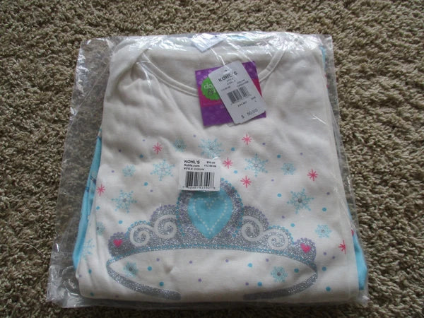 BNWT Dollie & Me for Mommy Women's long sleeve/pants Pajama Set, blue/ivory, $50