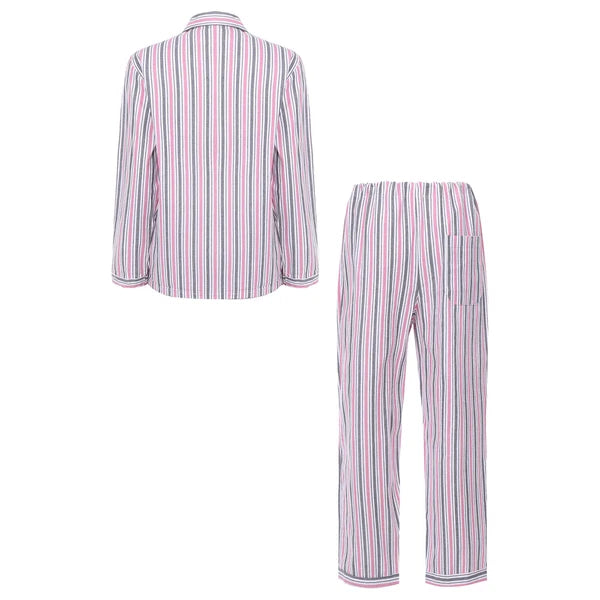 Womens Sleepwear Casual Loungewear Multiple Pockets Pajama Set Button Down Soft