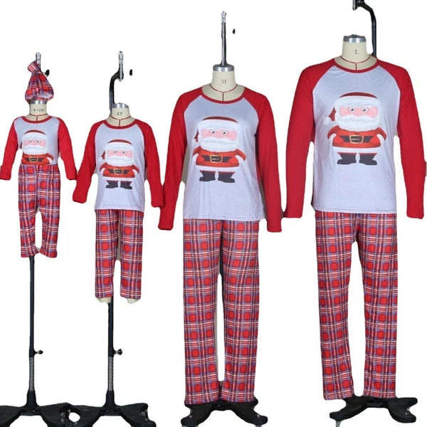 Christmas Suit Parent-Child Suit long-sleeved casual pajamas