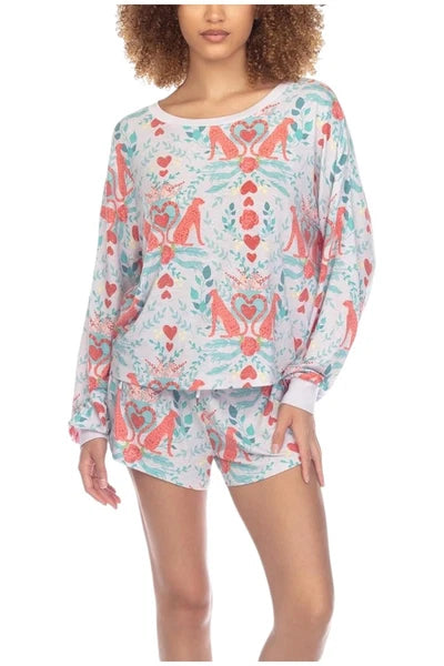 Honeydew Women's 2-Piece Intimates Star Seeker Lounge Beloved Cheetah