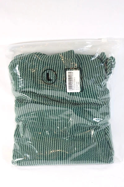 2pc Women's Girls Green MERRY Christmas Pajamas Set PJ's Sizes S, M, L , XL