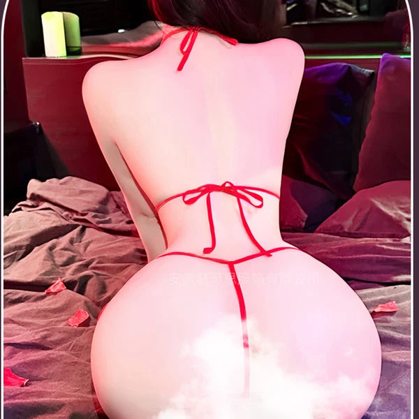 Womens Lingerie Set Crop Top Nightwear Teddy Babydoll Clubwear Sheer Swimsuit