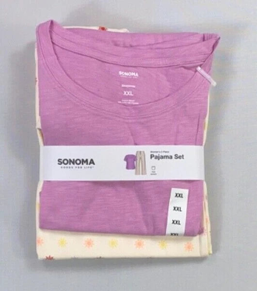 Women's Sonoma 2-Piece Sleepwear Shirt Pants Pajama Set