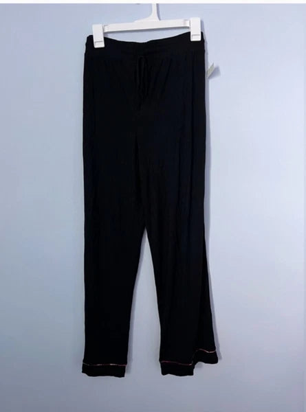 Woman’s Jenni Deep Black with Pink Lining Pajama Set