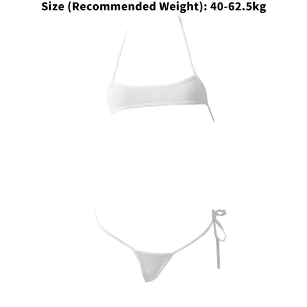 Womens Lingerie Set Crop Top Nightwear Teddy Babydoll Clubwear Sheer Swimsuit