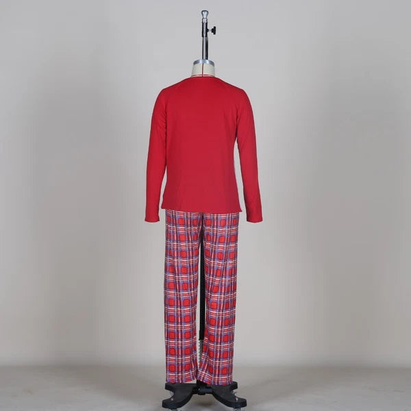 Christmas Suit Parent-Child Suit long-sleeved casual pajamas