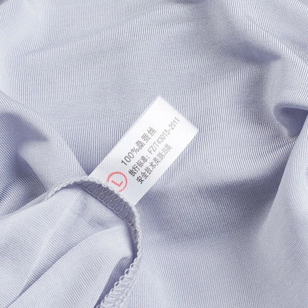 Men 100% Mulberry Silk Thermal Underwear Pajama Set Long Johns Base Layer Sets