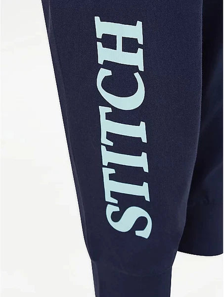 Christmas Family Matching Disney Lilo & Stitch Ohana Navy Blue Pyjamas George