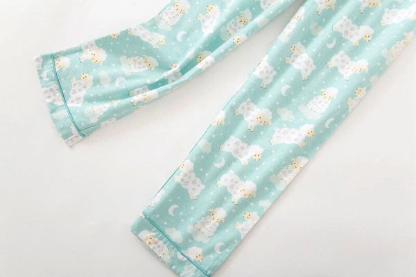 Ladies/Womens 100% Brushed Cotton Pyjamas Set Check Print Button Up Loungewear