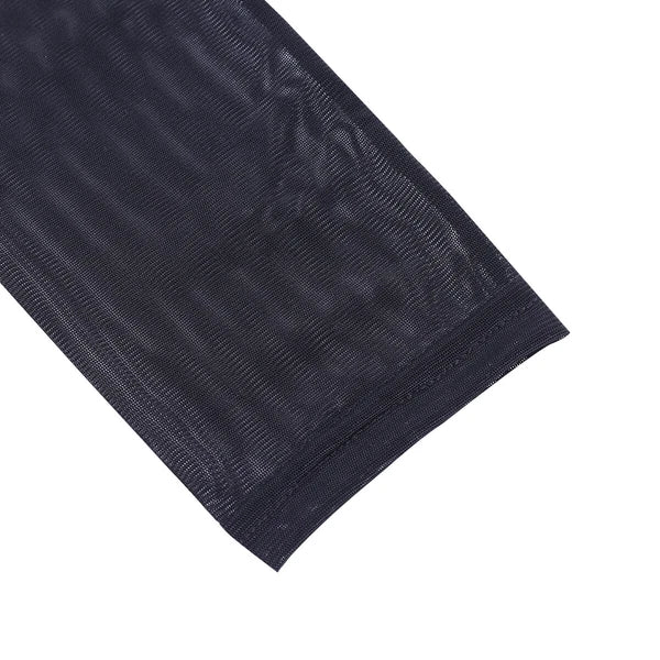 Women 2pcs Lingerie Set Sleeveless Crop Top High Waist Crotchless Leggings Pants