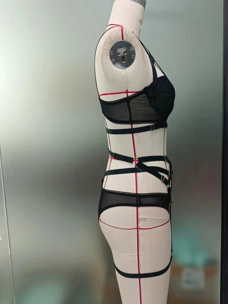 Sexy Women Lingerie Sleepwear Babydoll Lace Bra Thong Set Underwear Nightwear US