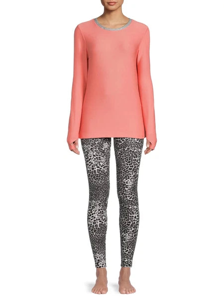 CUDDL DUDS 2 pc Set Womens S-2X ClimateRight Top Legging Pajama Base Layer