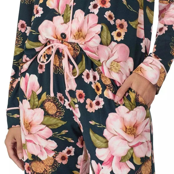 Room Service Ladies' Shawl Collar Full Length Pajama Set J22